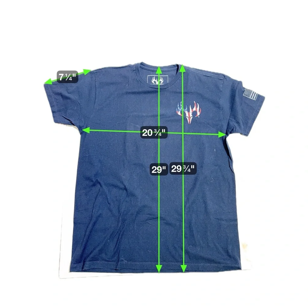 Buck Wear Freedom‎ Cotton Tee size L